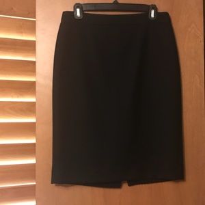J crew black wool skirt.